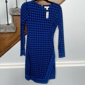 Michael Kors Houndstooth Business Casual Dress Size Small